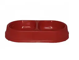 Подвійна миска для котів Cristel №2, 2 × 0.5 л