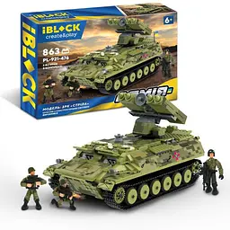 Конструктор IBLOCK Армія ЗРК Стріла, PL-921-476, 863 деталі, 48x32x9 см