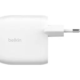Мережевий зарядний пристрій Belkin Boost Up Charge Pro Dual USB-C 60W White (WCB010VFWH) [158902] - мініатюра 4