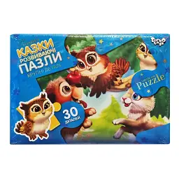 Пазли на 30 елементів з крупними деталями Сови (Mx30-07-06)