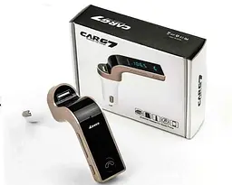 FM трансмітер у машину Bluetooth G7 з USB-зарядкою та мікрофоном - мініатюра 4