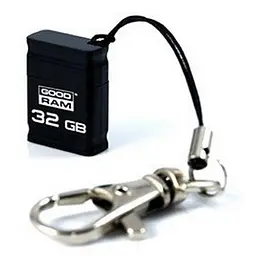 USB флеш накопичувач Goodram 32GB Piccolo Black USB 2.0 (UPI2-0320K0R11) - мініатюра 3