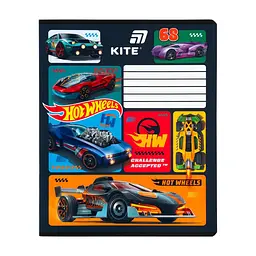 Зошит Kite Hot Wheels, 12 аркушів, лінія (HW26-234), в асортименті - мініатюра 6