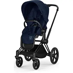 Прогулянкова коляска Cybex Priam 4.0 Rebellious Luxury шасі Matt Black