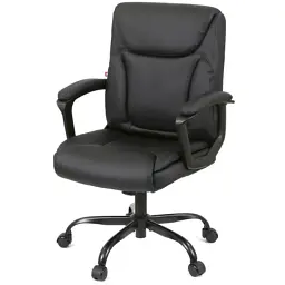 Офісне крісло Аклас Лівар TILT 10002M Чорний (PU Black) (00158598)
