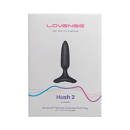 Анальна пробка Lovense Hush 2 XS 12 см (чорний) - мініатюра 7