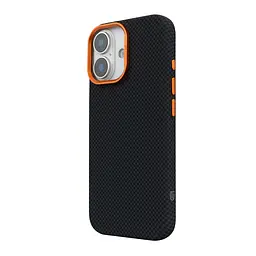 Карбоновый чехол для Apple iPhone 17, LikeCarbon2 SE MagCase, черный, тонкий защитный чехол-панель из поликарбоната с магнитами N52, MagSafe, противоударный, совместим с беспроводной зарядкой, приподнятые края для защиты камеры, ArmorStandart (ARM89163) - мініатюра 5