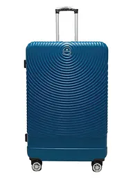 Валіза велика L ABS-пластик Worldline Airtex 652 78×52×34см 128л Синій
