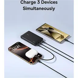 Павербанк Baseus EnerFill Bipow2 Pro Black 10 000 mAh / 22.5 Вт (P1008210D123-00) - мініатюра 12