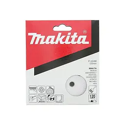 Набір шліфувального паперу Ø125 мм К120 (10 шт) Makita P-33386 - мініатюра 1