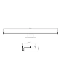 Світильник підсвітка для дзеркала Goldlux 328526 Elba Led 40 1x8W 4000K 900Lm IP44 Хром - мініатюра 3