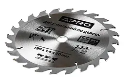 Диск пильний по дереву Apro 190 x 22 мм x 24T - мініатюра 2