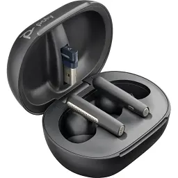 Навушники TWS Poly Voyager Free 60+ Earbuds + BT700A + TSCHC Black - мініатюра 3