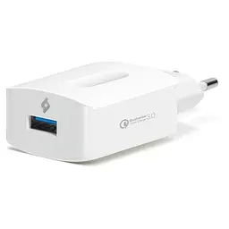 Мережевий зарядний пристрій Ttec SpeedCharger QC 3.0 USB 3A 18W White (2SCQC01K) - мініатюра 4