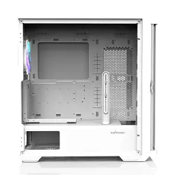 Корпус Zalman Z10 DUO, White, Mid Tower, без БЖ, для ATX / Micro ATX / Mini ITX, 1xType-C / 2xUSB 3.1, макс. CPU - 173 мм / VGA - 395 мм, 4x120 мм ARGB, бічна панель із загартованого скла - мініатюра 6