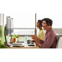Навушники Logitech H570e Corded Stereo USB Teams version Black (981-001431) - мініатюра 7