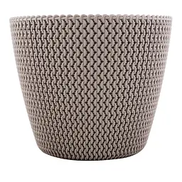 Горщик для квiтiв Prosperplast Splofy, 190 мм, мокка (11900-7529) - мініатюра 2