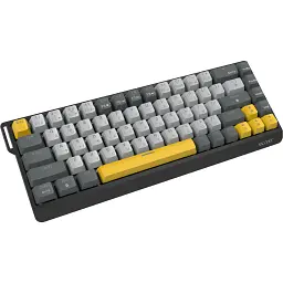Клавіатура Ajazz x NacodeX NK68 V2 Red Switch LED USB UA Black/Grey/Yellow (NK68-V2-R-BGY) - мініатюра 4