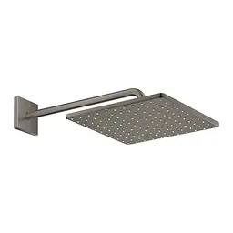 Верхній душ з душовим кронштейном 422 мм, 1 режим струменя Grohe Rainshower 310 Mono Cube 26564AL0, Графит - мініатюра 2