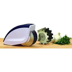 Ніж для нарізання Rolling Mincer 3в1 Black White (do027) - мініатюра 4