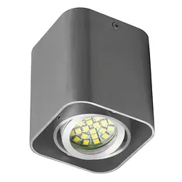 Підсвічування тубус Brille накладне AL-82/1 GU10 Alum IP20 MR16 26-820 - мініатюра 4