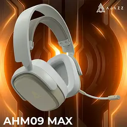 Ігрові навушники Ajazz AHM09 MAX Gray/White (AHM09-MAX-GW) [161112] - мініатюра 7