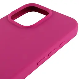Чохол Epik Silicone Case Full Protective (AA) для Apple iPhone 15 Pro (6.1) Малиновий / Dragon Fruit - мініатюра 4