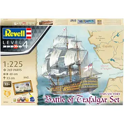 Збірна модель Revell Корабель Victory Трафальгарська битва рівень 4, масштаб 1:225, 269 деталей (RVL-05767) - мініатюра 12