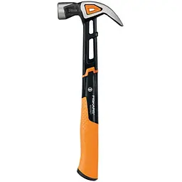 Молоток з вигнутим кігтем Fiskars Pro IsoCore L (1027203)