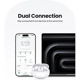Бездротові навушники Ugreen WS206 HiTune T3 Pro TWS стерео гарнітура біла - мініатюра 4