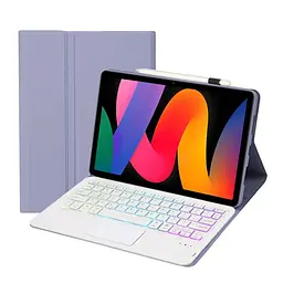 Чохол клавіатура для Xiaomi Redmi Pad 2 11 2025 Bluetooth Keyboard Фіолетовий - мініатюра 8
