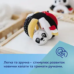 Іграшка-м'ячик з брязкальцем і пищалкою Canpol babies BabiesBoo (68/089) - мініатюра 13