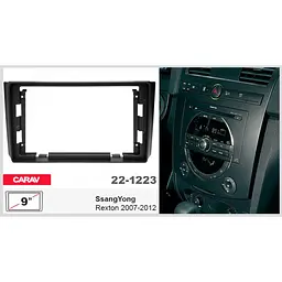 Перехідна рамка SsangYong Rexton Carav 22-1223 - мініатюра 5