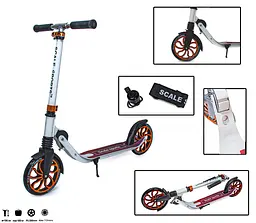 Самокат Scale Sports 88х38х86-96 см Білий 000231437 - мініатюра 3