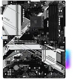 Материнська плата AM4 (B550) ASRock B550 Pro4, B550, 4xDDR4, CrossFireX, Int.Video(CPU), 6xSATA3, 2xM.2, 1xPCI-E 16x 4.0, 1xPCI-E 16x 3.0, 2xPCI-E 1x 3.0, 1xM.2 (Key E), ALC1200, RTL8111H, 8xUSB3.2/4xUSB2.0, VGA/HDMI, ATX - мініатюра 2