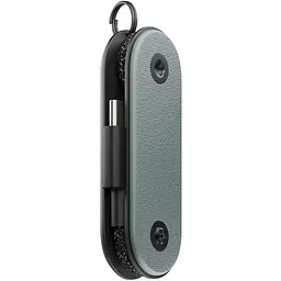Кабель Native Union Pocket Cable USB-C to USB-C Slate Green 0.17 м (POCK-C-GRN-NP) - мініатюра 2