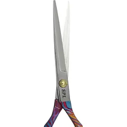 Ножиці перукарські SPL 5.5 дюймів чорні (90041-55) - мініатюра 4