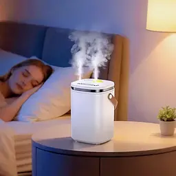 Зволожувач повітря Hoco HX35 Mist 2L double spray humidifier Білий - мініатюра 3