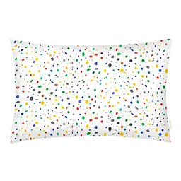 Дитяча постільна білизна в ліжечко DOTS CS4, зелений (ColorBlotsV6-6662_CellGreyWhite_140) - мініатюра 3