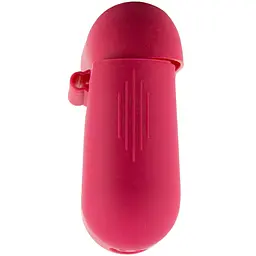 Силіконовий футляр New з карабіном для навушників Airpods 1/2 Червоний / Rose Red - мініатюра 4
