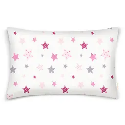 Дитяча постільна білизна в ліжечко PINK STARS, рожевий (StarCarnivalRoseGrey_34Bubble_140) - мініатюра 4