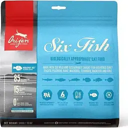 Сухий корм для кішок Orijen 6 Fish Cat&kitten 340 г (0064992281342) - мініатюра 3