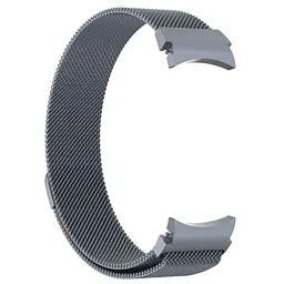 Ремінець для Samsung Galaxy Watch 4 Classic 46mm - темно-сірий Watchbands Milanese Loop ширина кріплення 20мм металевий (WB0020220446) - мініатюра 5