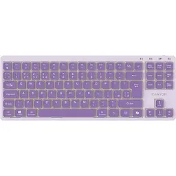 Клавіатура Canyon Keyboard OnType 10 Low Profile EN Wired Violet (CNS-HKB10V)