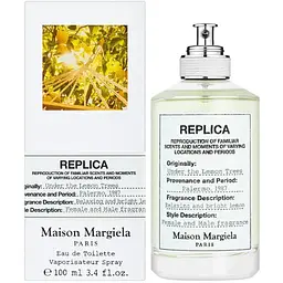 Туалетна вода оригінал Maison Margiela Replica Under The Lemon Trees 100 мл