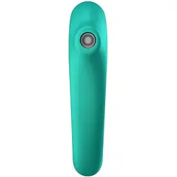 Вакуумний стимулятор із вібрацією Satisfyer Dual Kiss Green - мініатюра 2