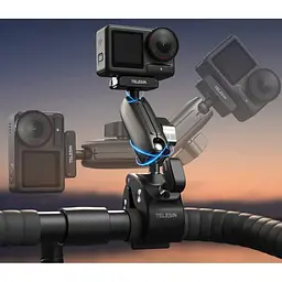 Кріплення на кермо або на трубу Telesin S3-HBM-14-TDJ для екшн-камери DJI Action 6/5/Osmo 360 - мініатюра 3