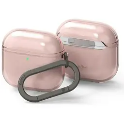 Чохол з карабіном Ringke Air для AirPods 4 2024 Pink - мініатюра 2