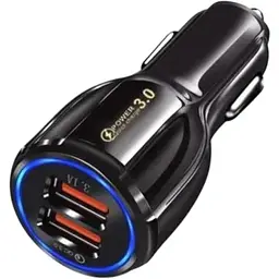 Зарядний пристрій Xiamen 2USB PD18W QC 3.0 Black (050555)