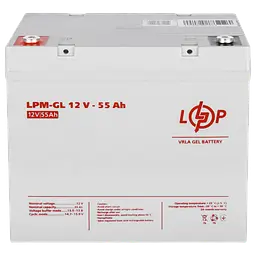 Акумулятор гелевий LogicPower LPM-GL 12 V - 55 Ah (LP15266) - мініатюра 4